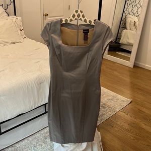 Shape FX cocktail dress.  Size 2.  Beautiful silver/grey color.  Worn once.